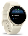 Zegarek Garmin Vivoactive 6 42mm Bone/Lunar Gold
