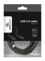 Kabel GEMBIRD CCP-USB3-AMCM-6 (USB 3.0 M - USB typu C M; 1,8m; kolor czarny)