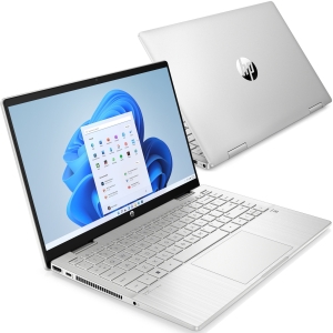 Laptop HP Pavilion x360 14-EK1017 2w1 - Intel Core i5-1335U | 8GB | SSD 256GB | 14" FHD (1920x1080) Dotykowa | Windows 11 | Czytnik linii | NATURAL SILVER
