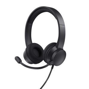 Zestaw słuchawkowy Trust HS-260 ENC Black
