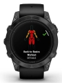 Zegarek sportowy Garmin EPIX PRO (GEN 2) AMOLED 47mm Slate Gray Black/Black Band (WYPRZEDAŻ)