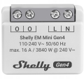 Inteligentny sterownik do pomiaru zużycia energii WiFi Shelly EM Mini Gen4