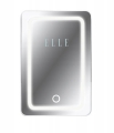 Mini lodówka z lusterkiem do makijażu LED ELLE 6L biała