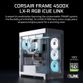 Obudowa Corsair FRAME 4500X LX-R RGB Tempered Glass Mid-Tower, White