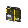 GEMBIRD ADAPTER USB-C DO HDMI + DP 4K 60HZ, CZARNY