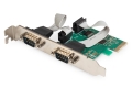 DIGITUS KONTROLER RS232 PCI EXPRESS 2XDB9L