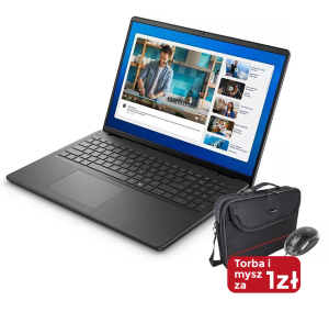 Laptop DELL DC15255-A117BLK - AMD Ryzen 7-7730U | 16GB | SSD 512GB | 15.6" FHD (1920x1080) Dotykowa | Windows 11 | Carbon Black