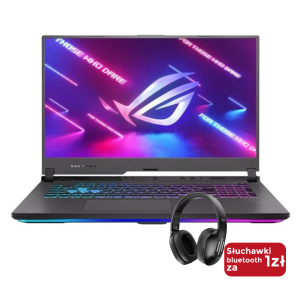 Laptop Asus ROG Strix G17 G713PV-WS94 - Ryzen 9 7845HX | 32GB | SSD 1TB | 17.3"QHD (2560x1440) 240Hz | GeForce RTX4060 8192MB pamięci własnej | Windows 11 | Podświetlana klawiatura | Eclipse Gray