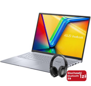 Laptop ASUS Vivobook 16X K3605VU-WS96 - Intel Core i9-13900H | 16GB | SSD 1TB | 16"WUXGA(1920x1200) | GeForce RTX 4050 6GB | Windows 11 | Cool Silver | Podświetlana klawiatura