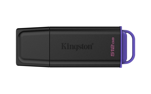 KINGSTON 512GB Portable USB 3.2 Gen 1 DataTraveler Exodia Black/Purple