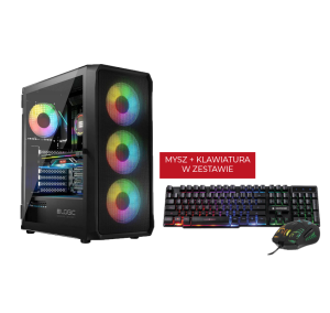 Komputer Pricemax DXL9 - Procesor AMD Ryzen 7 5700 | Pamięć 24GB | Dysk SSD 1TB | GeForce RTX 5050 8GB | Windows 11 | Kamera Internetowa | Mysz i Klawiatura GAMEZONE RGB | WiFi | 3 lata gwarancji