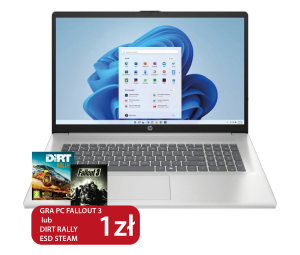Laptop HP 17-CP2025 - AMD Ryzen 5 7520U | 8GB | SSD 512GB | 17.3" FHD (1920x1080) IPS | Radeon 610M | Windows 11 | NATURAL SILVER