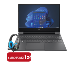 Laptop HP VICTUS 15-FA2082 - Intel i5-13420H | 16GB | SSD 512GB | 15.6" FHD 1920x1080 144Hz | GeForce RTX 4050 6144MB pamięci własnej | Windows 11 | Podświetlana klawiatura | Czarny