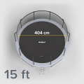 REBEL ACTIVE TRAMPOLINA PRO 15FT/457CM, SIATKA, DRABINKA RBA-8005