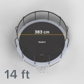 REBEL ACTIVE TRAMPOLINA PRO 14FT/427CM, SIATKA, DRABINKA RBA-8004