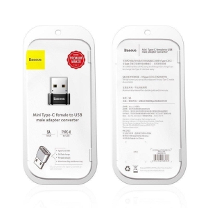 Adapter USB Baseus CAAOTG-01 (USB typu C - USB ; kolor czarny)