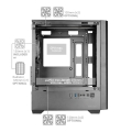 TACENS MARS MC-VECTOR 4xARGB USB-C mATX- obudowa/cases
