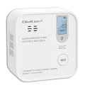 QOLTEC CZUJNIK TLENKU WĘGLA (CZADU) Z BATERIĄ | DETEKTOR CO | ALARM 85DB | LED