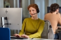 Słuchawki przewodowe HP Poly Mission 415 Monaural USB Wired Headset Classic