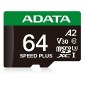 ADATA Speed Plus MicroSDXC 64 GB Class 3 UHS-I/U3 A2 V30