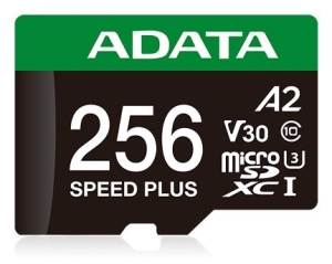 ADATA Speed Plus MicroSDXC 256 GB Class 3 UHS-I/U3 A2 V30