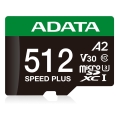 ADATA Speed Plus MicroSDXC 512 GB Class 3 UHS-I/U3 A2 V30