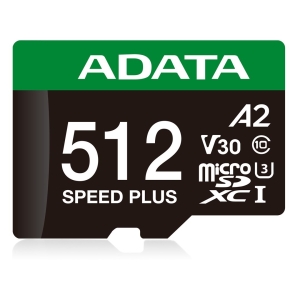 ADATA Speed Plus MicroSDXC 512 GB Class 3 UHS-I/U3 A2 V30