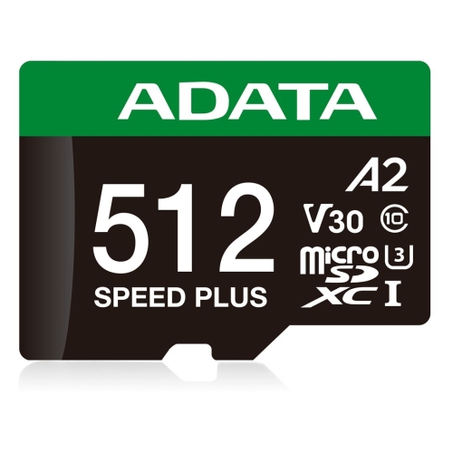 ADATA Speed Plus MicroSDXC 512 GB Class 3 UHS-I/U3 A2 V30