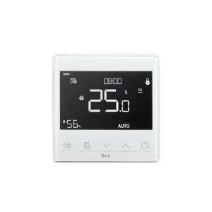 Termostat do sterowania ogrzewaniem podłogowym Nice Warm-Control White