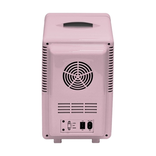 Mini lodówka z lusterkiem do makijażu LED ELLE Home ESDAF01PUEU 6L fioletowa