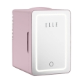 Mini lodówka z lusterkiem do makijażu LED ELLE Home ESDAF01PUEU 6L fioletowa