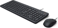 Zestaw klawiatura + mysz HP 150 Wired Mouse and Keyboard przewodowe czarne Niemiecki układ klawiszy 240J7AA#ABD