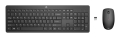 Zestaw klawiatura + mysz HP 230 Wireless Mouse and Keyboard Combo bezprzewodowe czarne Niemiecki układ klawiszy QWERTZ 18H24AA#ABD