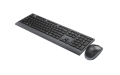 GEMBIRD BEZPRZEWODOWY ZESTAW KLAWIATURY + MYSZ DUAL MODE, 2.4 GHZ + BT, SLIM, UKŁAD US, KOLOR CZARNY