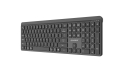 GEMBIRD BEZPRZEWODOWY ZESTAW KLAWIATURY + MYSZ SLIM PRO BUSINESS, DUAL MODE, 2,4 GHZ + BT, UKŁAD US, KOLOR CZARNY