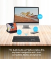 GEMBIRD BEZPRZEWODOWY ZESTAW KLAWIATURY + MYSZ SLIM PRO BUSINESS, DUAL MODE: 2,4 GHZ + BT, UKŁAD RU, KOLOR CZARNY