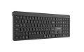 GEMBIRD BEZPRZEWODOWY ZESTAW KLAWIATURY + MYSZ SLIM PRO BUSINESS, DUAL MODE: 2,4 GHZ + BT, UKŁAD RU, KOLOR CZARNY