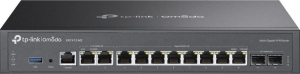 TP-Link Omada ER7412-M2 ruter 2.5 Gigabit Ethernet, Gigabit Ethernet Czarny