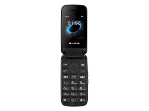 Telefon dla seniora BLOW z klapką S24 czarny