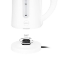 ELDOM CZAJNIK BEZPRZEWODOWY 185B TRIPO BIAŁY 1000W 0,8 L, BPA FREE, IZOLOWANY