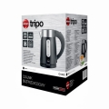 ELDOM CZAJNIK BEZPRZEWODOWY C185C TRIPO CZARNY 1000W 0,8 L, BPA-FREE, IZOLOWANY