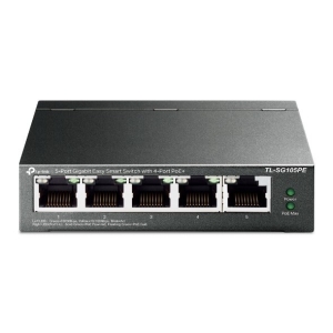 SWITCH TP-Link TL-SG105PE, 5 portów RJ45 10/100/1000 Mb/s, 4 porty PoE+