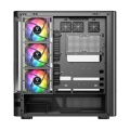 MODECOM OBUDOWA VOLCANO AQ 100 ARGB MIDI CZARNA