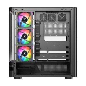 MODECOM OBUDOWA VOLCANO AQ 100 ARGB MIDI CZARNA