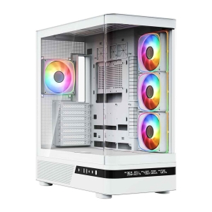 MODECOM OBUDOWA VOLCANO AQ 200 ARGB MIDI BIAŁA