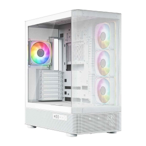 MODECOM OBUDOWA VOLCANO AQ 300 ARGB MIDI BIAŁA