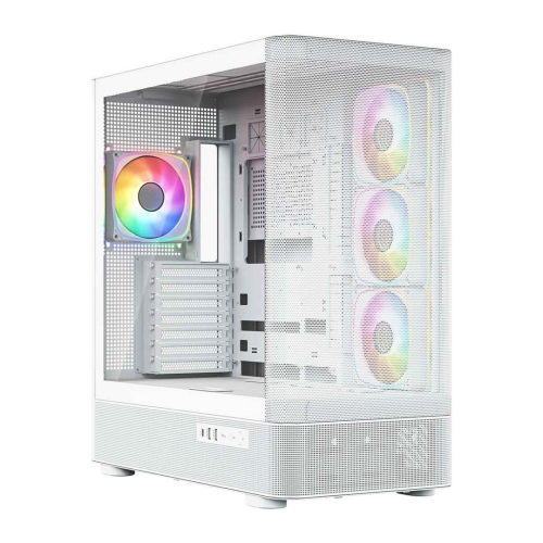 MODECOM OBUDOWA VOLCANO AQ 300 ARGB MIDI BIAŁA