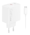 Ładowarka sieciowa Lenovo G0A6065WEU GaN 2x USB-C 65W biała