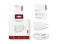 Ładowarka sieciowa Lenovo G0A6065WEU GaN 2x USB-C 65W biała