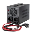 Zasilacz awaryjny KEMOT PROsinus-800 przetwornica z czystym przebiegiem sinusoidalnym i funkcją ładowania 12V 230V 800VA/500W - kolor czarny